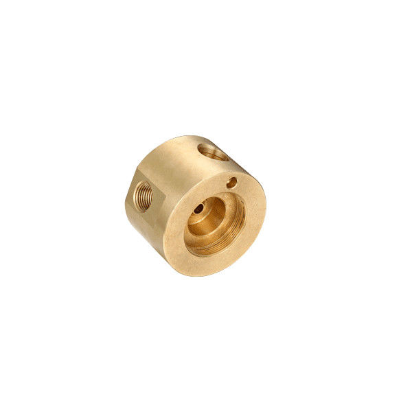 Micro Machining Turning Brass CNC Parts Chrome Plating For Electronic Components