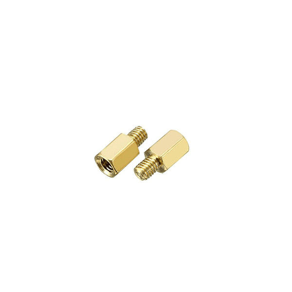 ISO9001 Brass CNC Turned Components Brass Spacers Electroplating