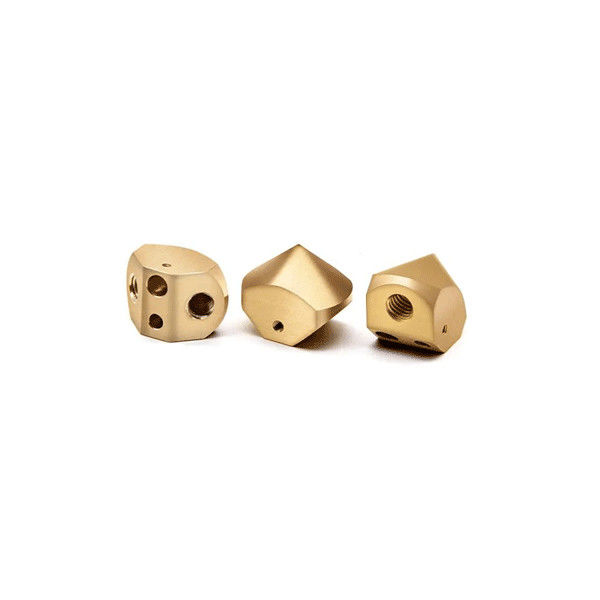 Polishing Precision Custom Screw Nut CNC Parts Machining Brass Metal Nut